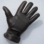 Перчатки мужские BALISA 611 из  натуральной кожи оленя,  подкладка плюш
