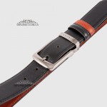 Ремень Джинсовый TERGAN 3223  SIYAH RUSTIC/TABA 