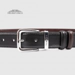 Ремень TERGAN 3860  SIYAH RUST / KAHVE RUST двухсторонний Черный Коричневый