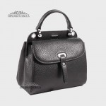 Сумка Женская Кожаная TERGAN 79349  SIYAH FLOATER NIKEL 