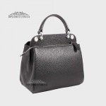 Сумка Женская Кожаная TERGAN 79349  SIYAH FLOATER NIKEL 