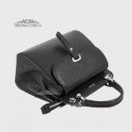Сумка Женская Кожаная TERGAN 79349  SIYAH FLOATER NIKEL 