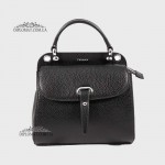 Сумка Женская Кожаная TERGAN 79349  SIYAH FLOATER NIKEL 