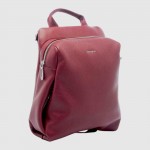 Женский кожаный рюкзак TERGAN 79384 BORDO FLOATER (бордовый) с отделением для планшета и ноутбука до 13