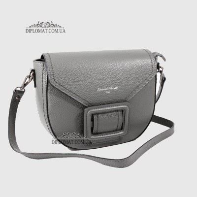 Сумка Женская Кожаная EMANUELA FERRETTI 554033 GREY floater