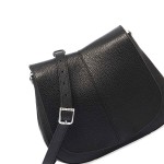 Сумка Женская Кожаная TERGAN 80241  SIYAH FLOATER Черный