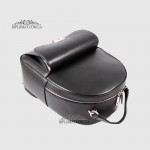 Рюкзак женский VALIENTE 1055 с одним накладным карманом PRADA Black Черный