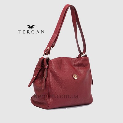 Сумка Женская Кожаная TERGAN 79450 BORDO FLOATER Бордовый