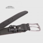 Ремень Для Брюк RINO 6711145550742 Кожаный Черный STD трендовый  цвет
