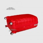 Чемодан поликарбонат GUARD 010603 Calanthe RED/Красный  Размер XL ( 28 x 75 x 47 cm 4,24 кг) 