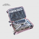 Чемодан поликарбонат GUARD 010603 Calanthe POWDER/Серо-Розовый  Размер L ( 25 x 65 x 41cm 3,41 кг) 