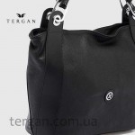 Сумка женская TERGAN 77736  SİYAH FLOATER / SİYAH ANALİN Черный