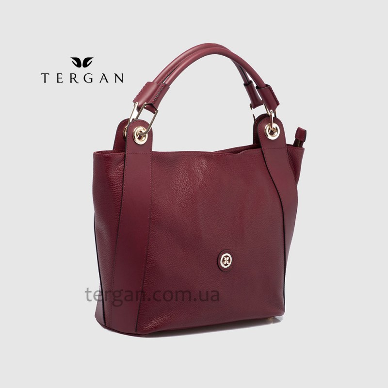 Сумка женская TERGAN 77736  BORDO FLOATER/BORDO ANALIN Красный