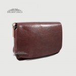 Сумка Мессенджер Кожаная Через плечо BELLINI Capalbio 62  DARK BROWN vegetal Коричневый