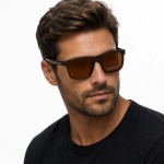 Солнцезащитные очки POLARIZED PD-P6719 C2 Brown Поляризация Матовая оправа Защита UV400