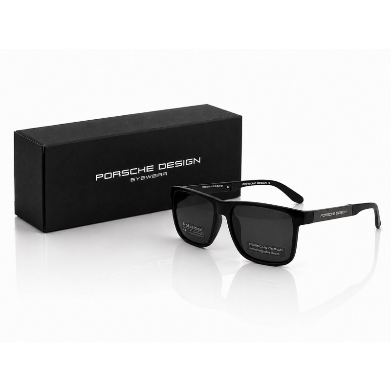 Солнцезащитные очки POLARIZED PD-P6719 C1 Black Поляризация Матовая оправа Защита UV400