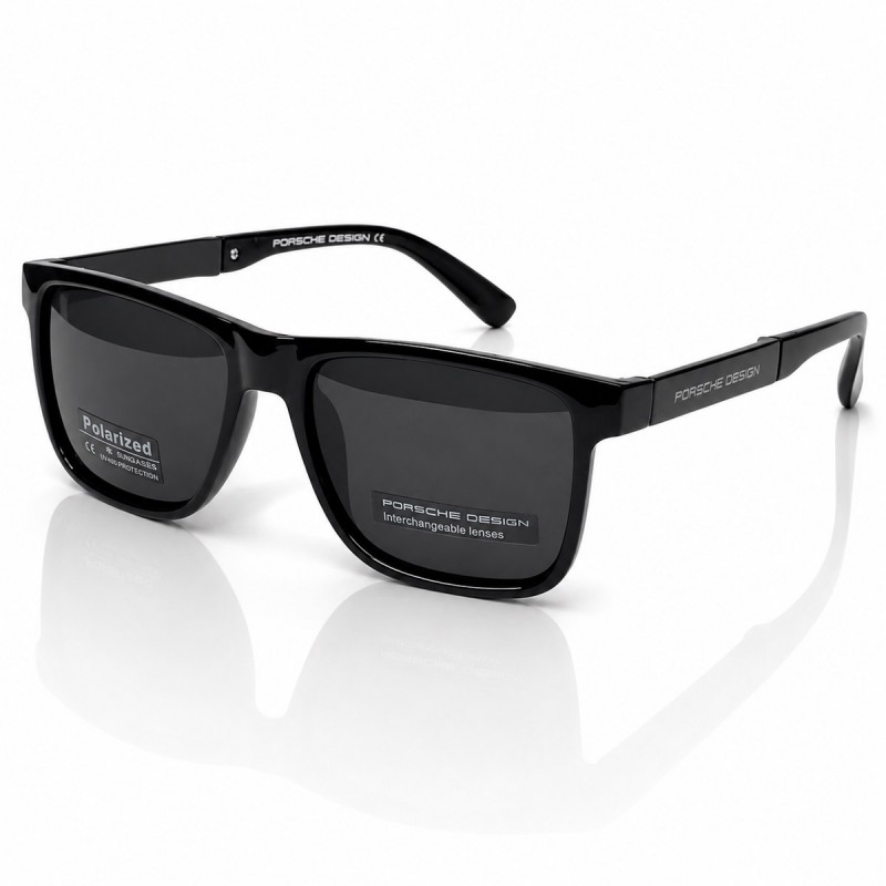 Солнцезащитные очки POLARIZED PD-P6719 C1 Black Поляризация Глянцевые Черные