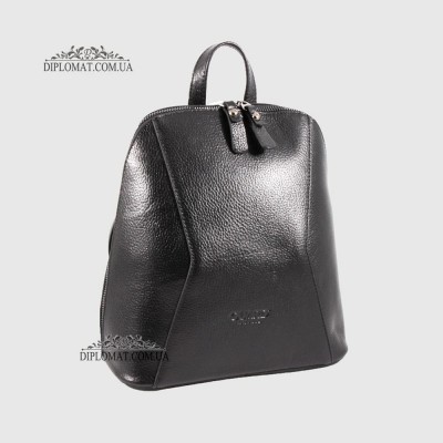 Рюкзак женский Кожаный GUARD 704 SIYAH FLOATER Черный