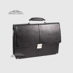 Портфель мужской Классический Кожаный GUARD 1505  SIYAH FLOATER Черный Черный