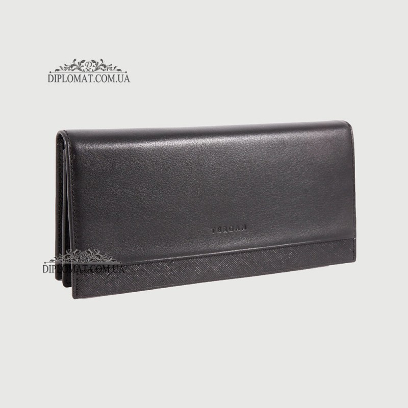 Кошелек органайзер женский кожаный TERGAN 5759  SIYAH NAPPA / SIYAH PRINO 