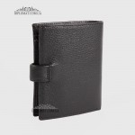 Портмоне мужское Вертикальное для денег и карт KARYA 0912  45 Черный
